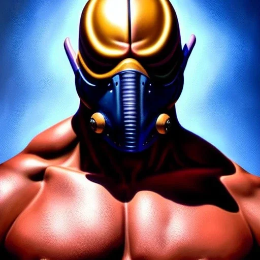 ultra detailed fullbody portrait in oil of Bane, extremely detailed digital painting, extremely detailed face,crystal clear eyes, in the style of Keith Parkinson and Ken Kelley robert e howard and pablo oliveira , mystical colors, perfectly centered image, perfect composition, rim light, beautiful lighting,8k, stunning scene, raytracing