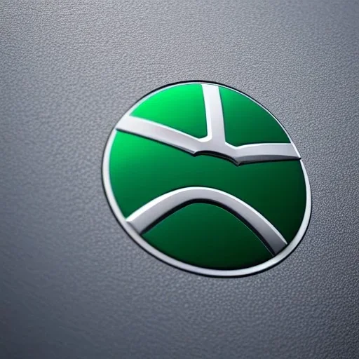 skoda car brand logo futuristic badge