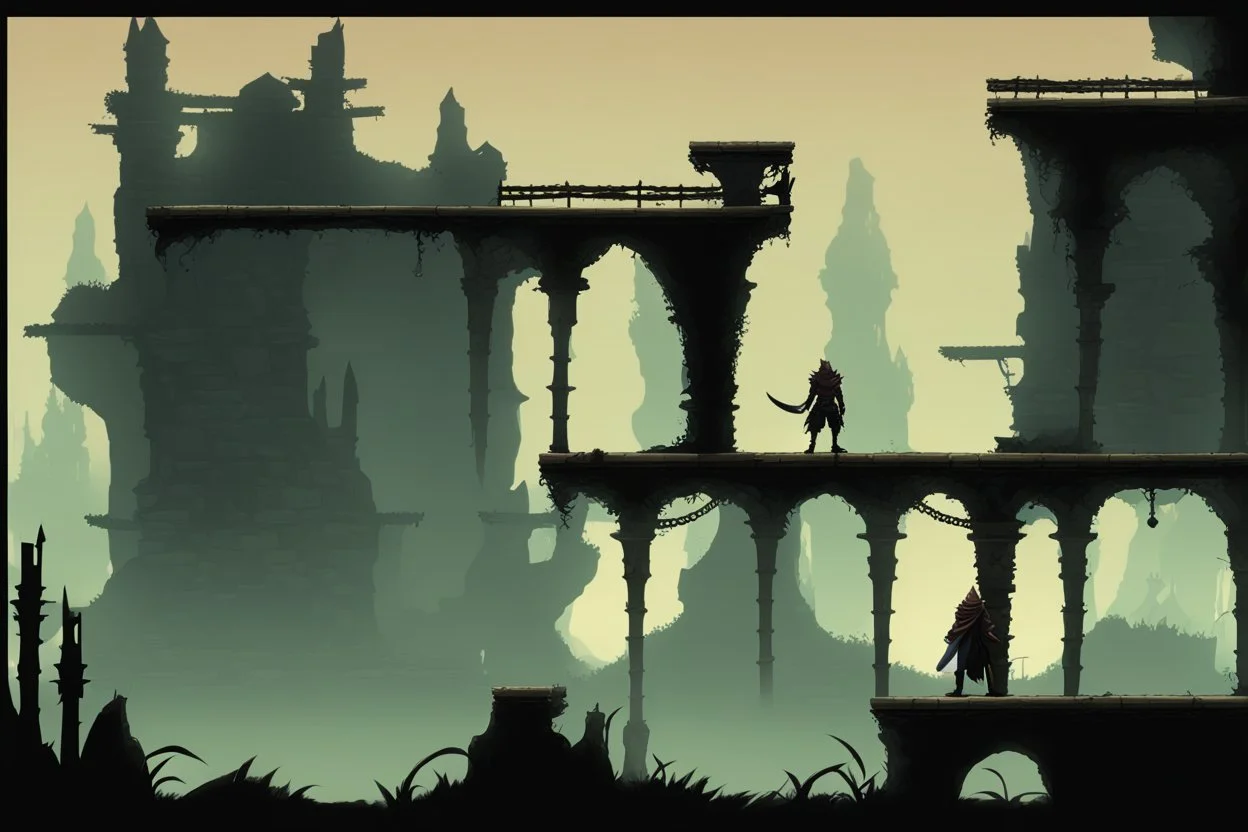 2d sidescroller platformer, level design inspired by Dark Souls games,