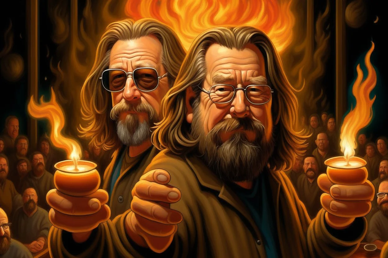 full details full realism the big lebowski and walter cartoon firestarter