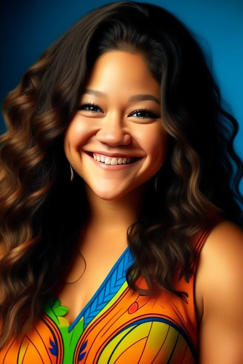 Gina Rodriguez Complete transformation Fertility Dance Traditional attire Colorful prints Thicc beauty Curves magnificence Afro-centric allure 100% transformed Dynamic dance Radiant aura Captivating kohl eyes Luxurious curls Cultural splendor Transformation success Celebratory attire Vibrant patterns Sculpted curves Afro-centric radiance Dance culmination Waist: 30 inches Hips: 40 inches Bust: 38 inches Joyful spirit Cultural identity celebration