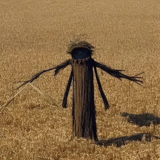 Giant scarecrow