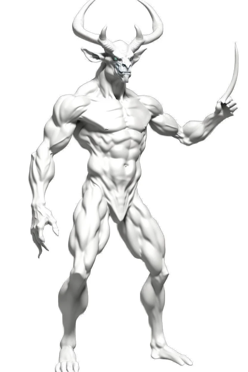 Centaur, a muscular man with a bull's head