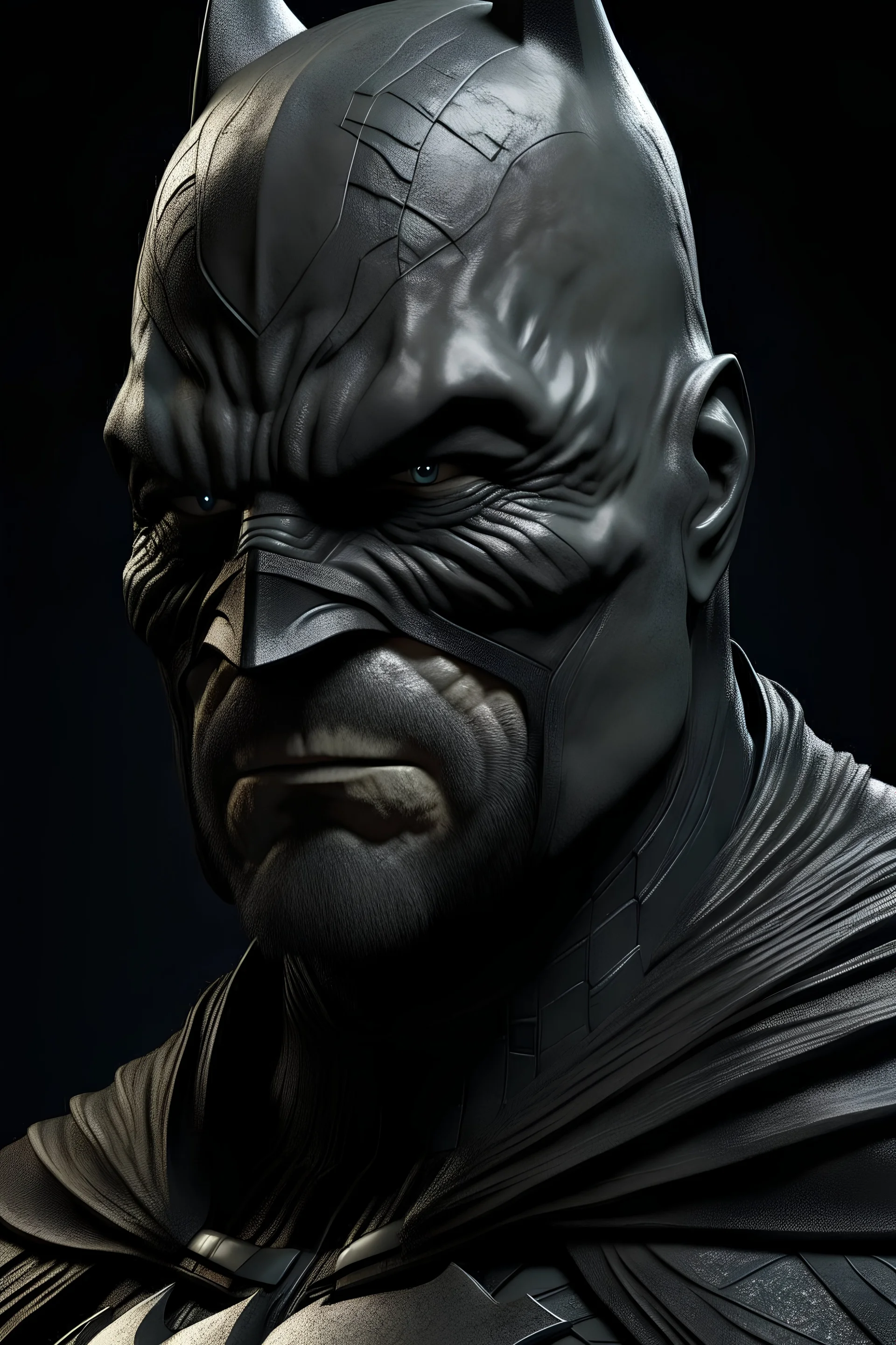 RAS AL GUL IN BATMAN BEGIN , 3D , VERY DETAILT , PORTRAIT