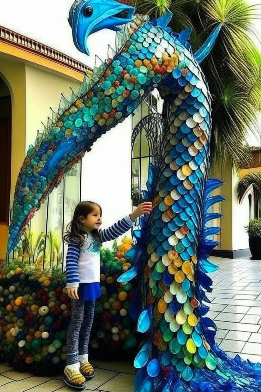 Mandrin Fish sculpture