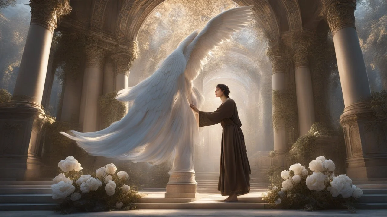 an young sorcerer using white magic to summon a beautiful angel with the most beautiful face in the world. exquisite realism, fantasy art. a masterpiece, dark fantasy concept art, dynamic lighting, hyperdetailed, intricately detailed, deep color, Unreal Engine, volumetric lighting , dynamic lighting, hyperdetailed, intricately detailed, deep color, volumetric lighting, Epic cinematic brilliant stunning intricate meticulously detailed dramatic atmospheric maximalist,