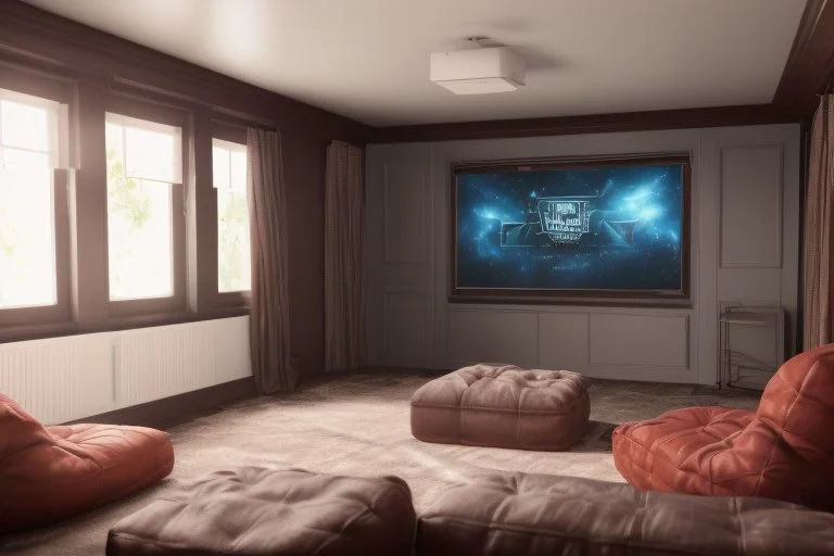 a dedicated home cinema room