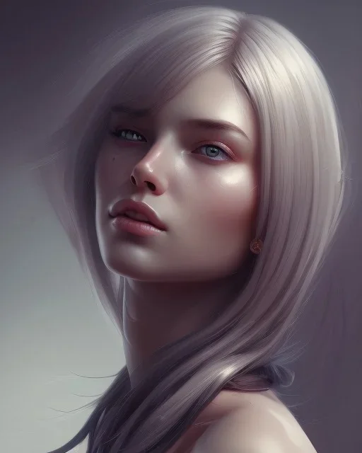 girl, sexy, head and shoulders portrait, head and shoulders portrait, 8k resolution concept art portrait by Greg Rutkowski,