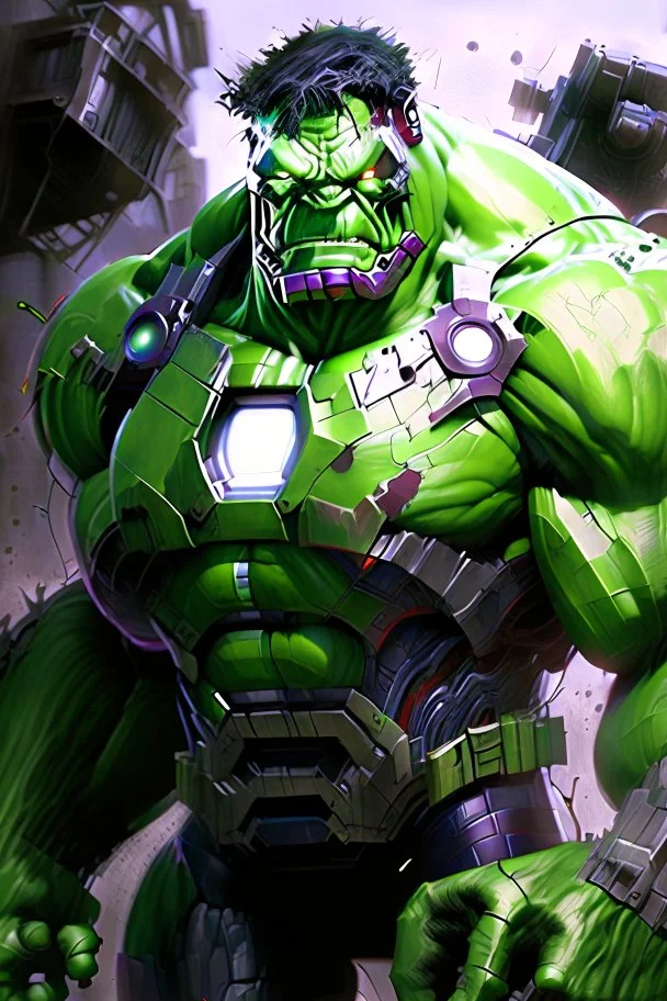 Hulk as a optimos prime