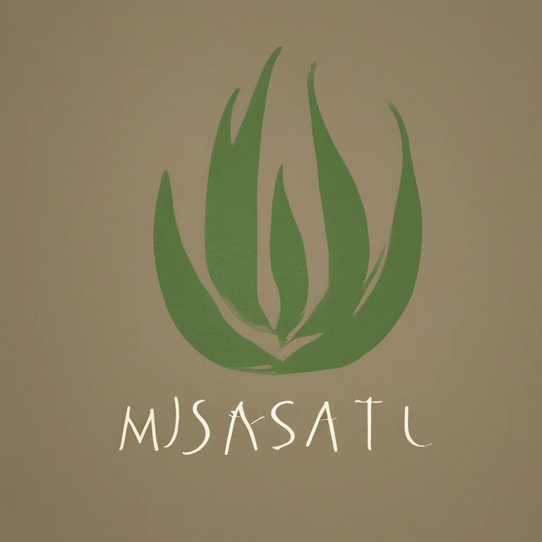 mystical simple one color Logo: botanical style, medieval