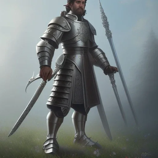 Ultra detailed fullbody Portrait of "LORD LANCELOT".mid-12th century armor. extremely detailed face,crystal clear Big eyes,perfectly centered image, perfect composition, beautiful intricate detail.Diseney,studio ghibli,andrea bonelli,Kilian Eng,Ohrai, korra character, style.