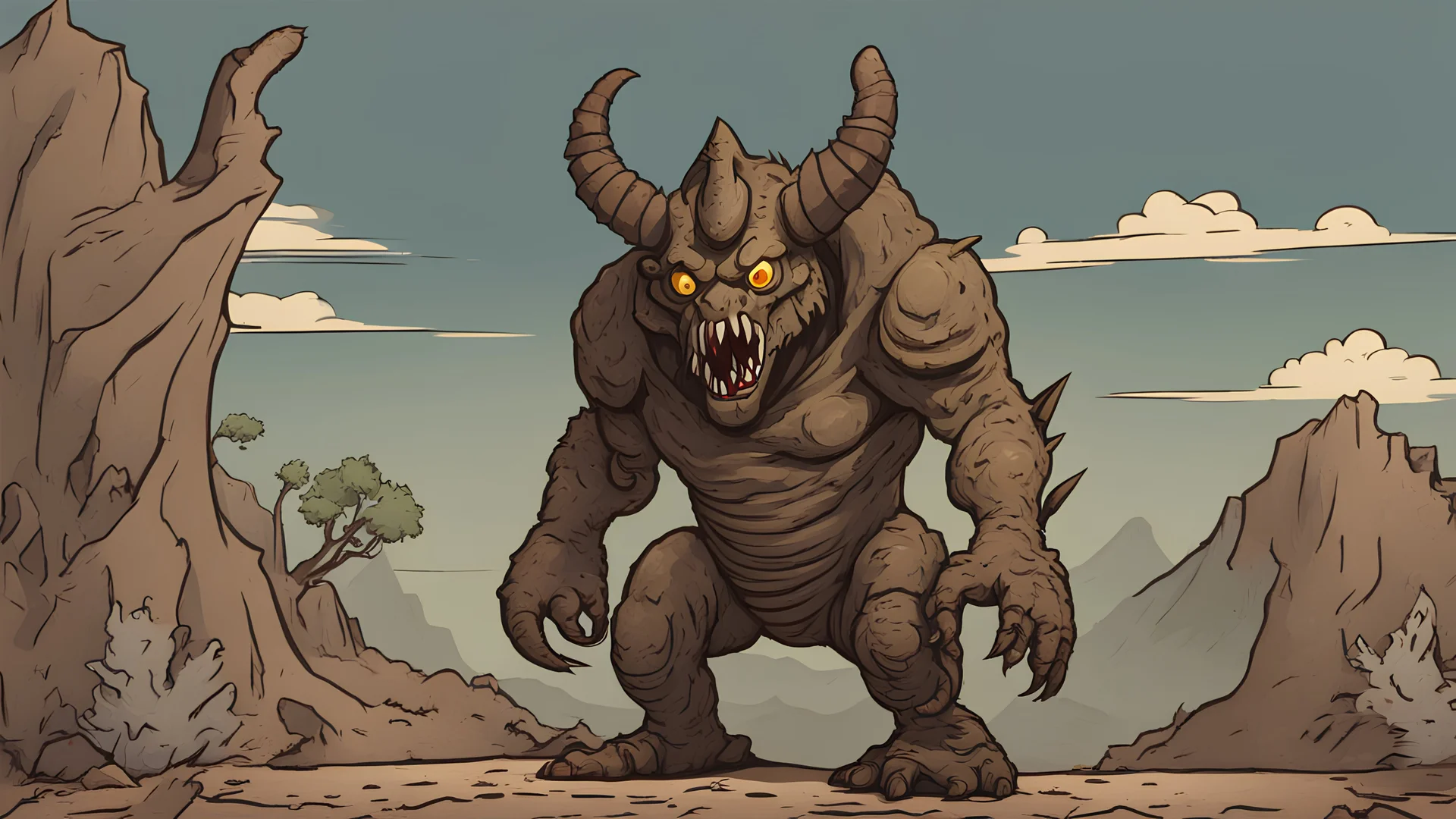 Cartoon deathclaw