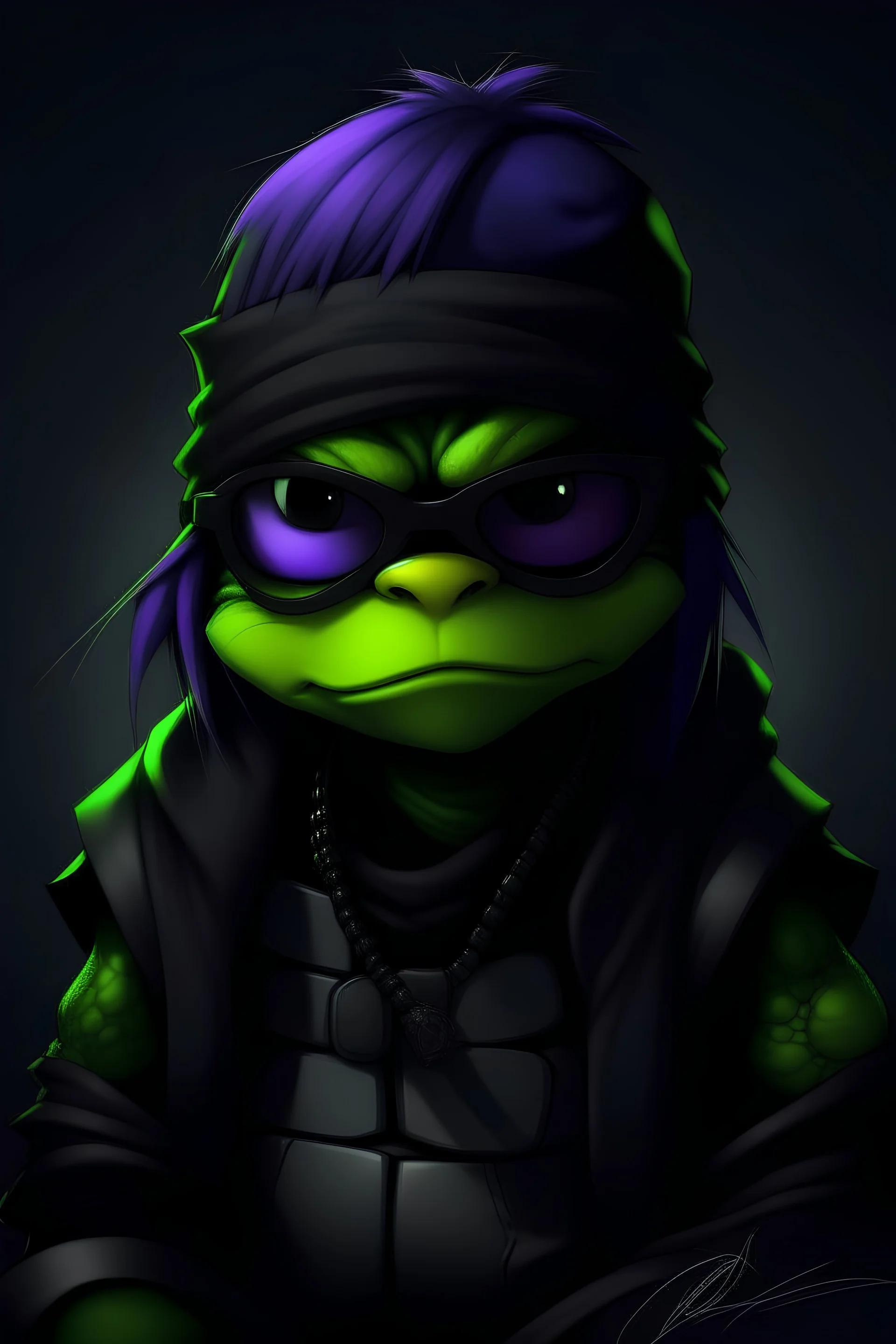 Donnie rottmnt as a goth