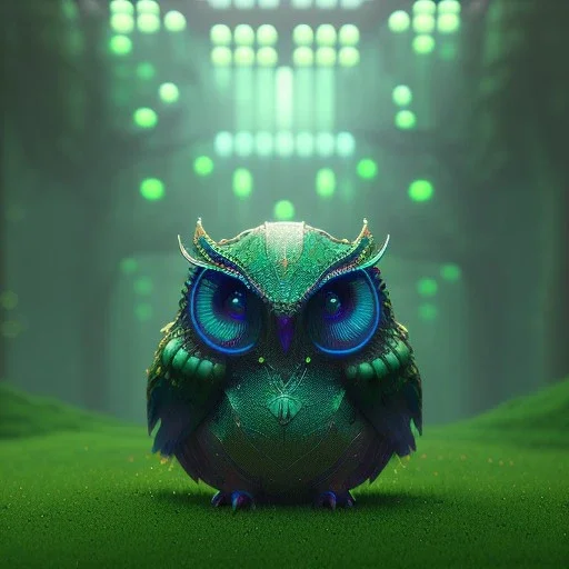 intricate details, realistic, octane, unreal engine, portrait, natural lighting,full body green diomand,insanely,nightclub lighting, elegant, blue neon wearing,neon lighting, detail, bokeh, fantasy art style, volumetric lighting, extreme detail, Photorealism, High detail, Hyper realistic Owl in forest, macro lens blur,abstract paint, sharp focus, 85mm, polaroid, cinematic, cinema4d, HDR, 8k