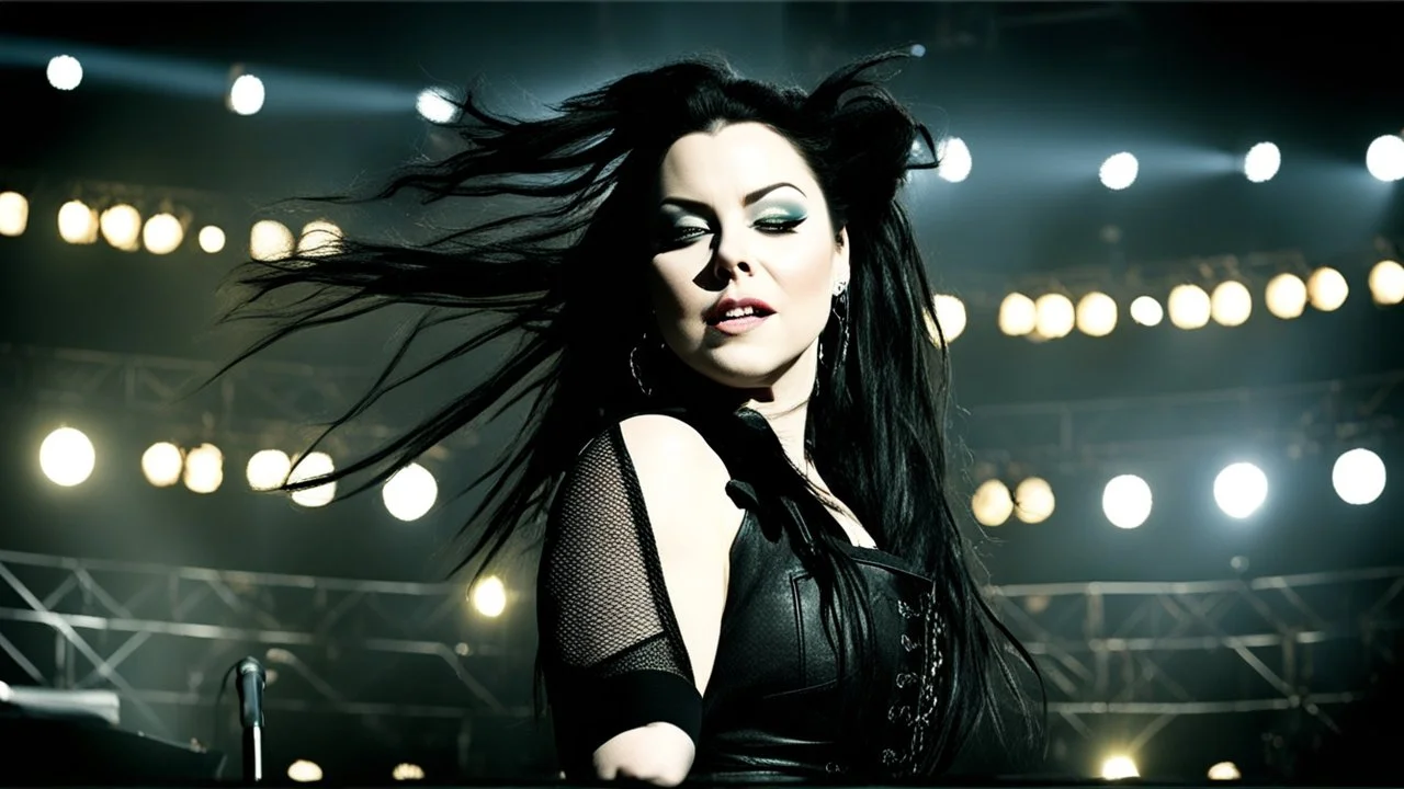 AMY LEE FROM EVANESCENCE, SING ON EPIC CONCERT METAL, DARKNESS, MOONLIGHT, TOO MANY PEOPLE SINGING