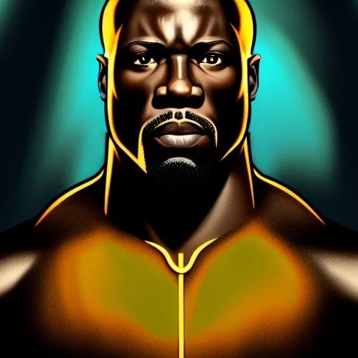 ultra detailed portrait of Luke Cage , extremely detailed digital painting, extremely detailed face,crystal clear eyes, in the style of robert e howard and pablo oliveira and Ken Kelley and Keith Parkinson ,mystical colors,perfectly centered image, perfect composition, rim light, beautiful lighting,8k, stunning scene, raytracing