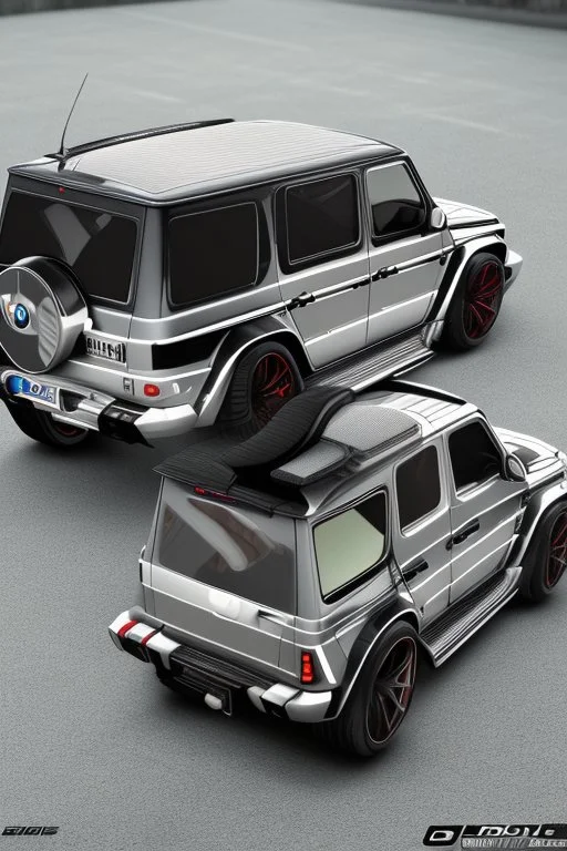 BMW G-Class musou black hyper sport, Rear View, 4K, Ultra Realistic