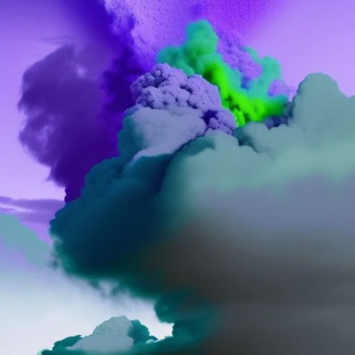 a texture of a grey sky violently exploding and vomiting dirty grey hues of blue, purple, and green that partially muddy the sky and make it ugly, surreal, dreamlike