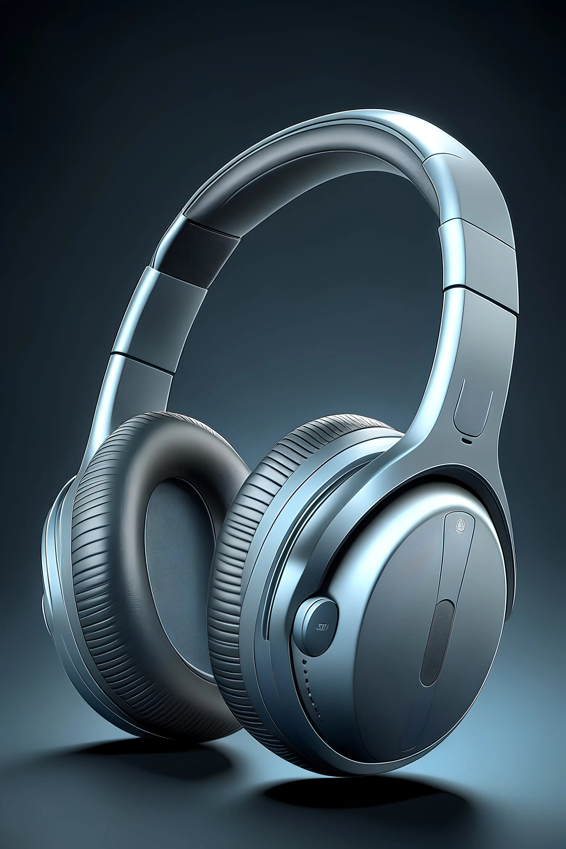 hi quality wireless headset with microphone 3d