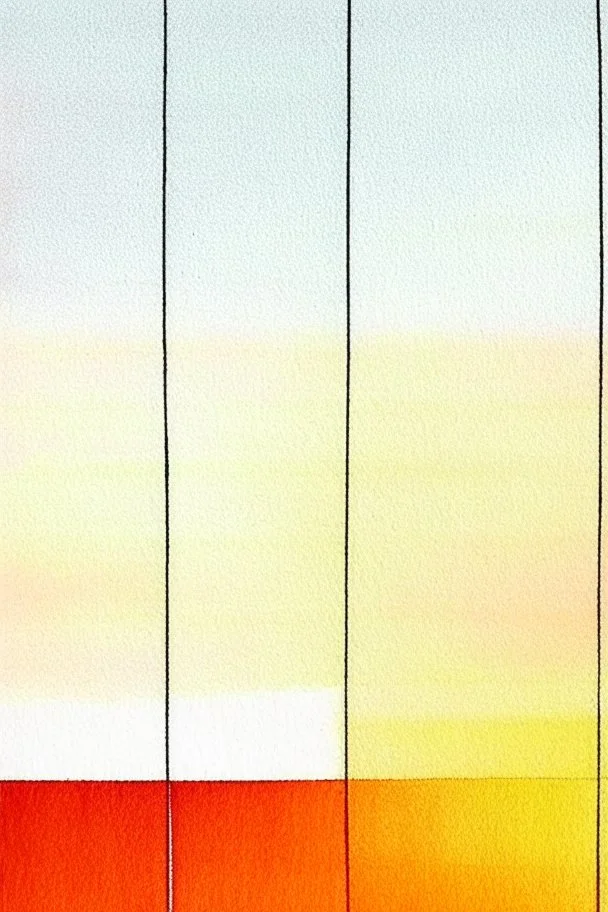 Abstract watercolour painting in the style of Agnes Martin. Pastel colours