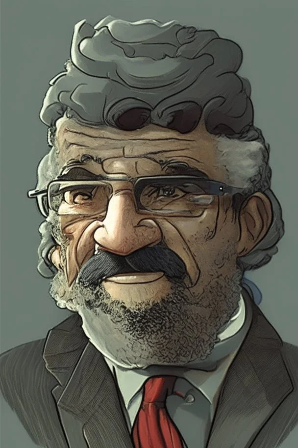 Mohamed Morsy Former President of Egypt Cartoon 2d