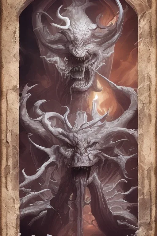 demon sin of wrath, white