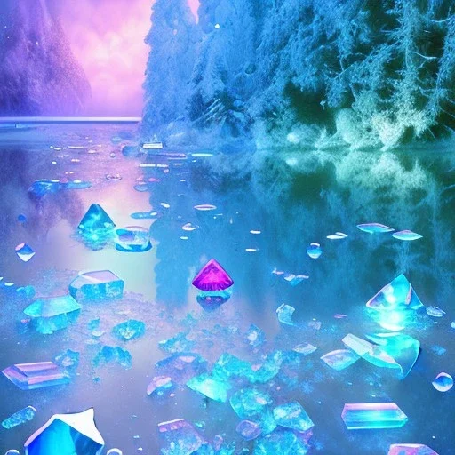 cristal angelic crystalline, blue,pink , cosmic, opalescent, gemstones, crystals, other worldly,water,bright, ice background, snow lake blue