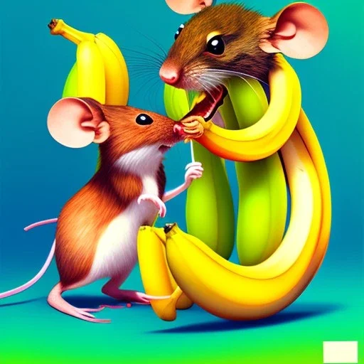 pixar art style of cute baby mouse eating banana, in natural environment, full body,au naturel, hyper detailed, digital art, trending in artstation, cinematic lighting, studio quality, smooth render, unreal engine 5 rendered, octane rendered