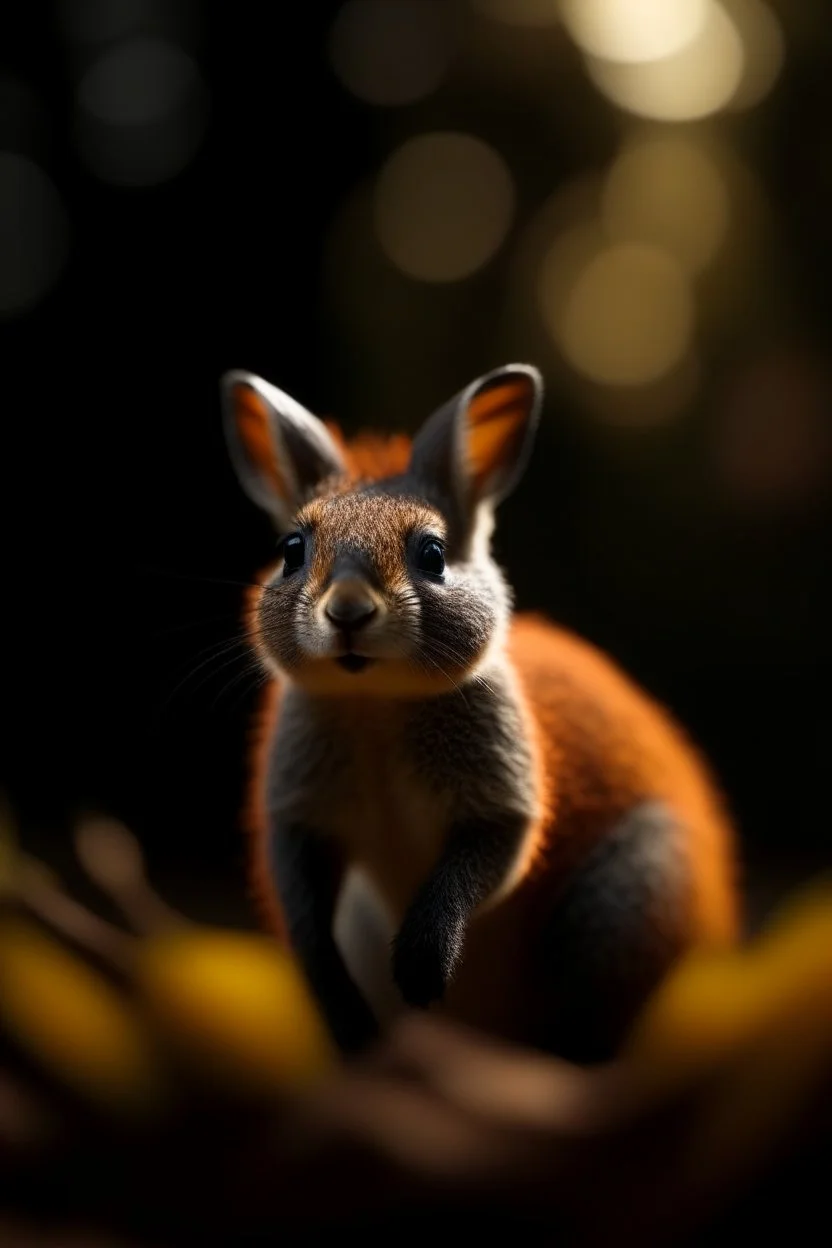 a wallaby who wants to nuke the world, bokeh like f/0.8, tilt-shift lens 8k, high detail, smooth render, down-light, unreal engine, prize winning