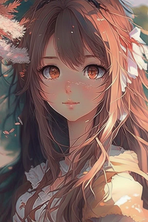 beautiful anime girl