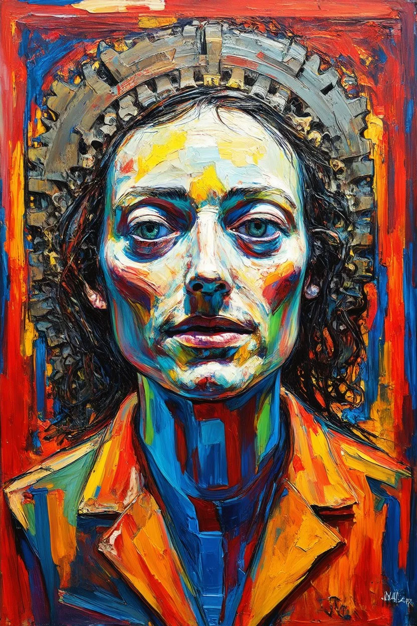 A cog in an unconscious machine; Expressionism