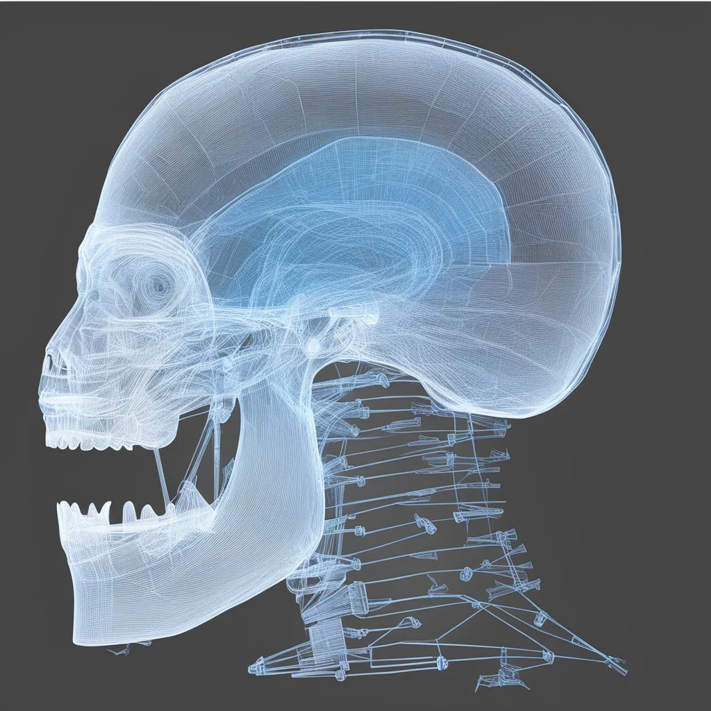 X-ray scan of Andrew MacLean's Head Lopper