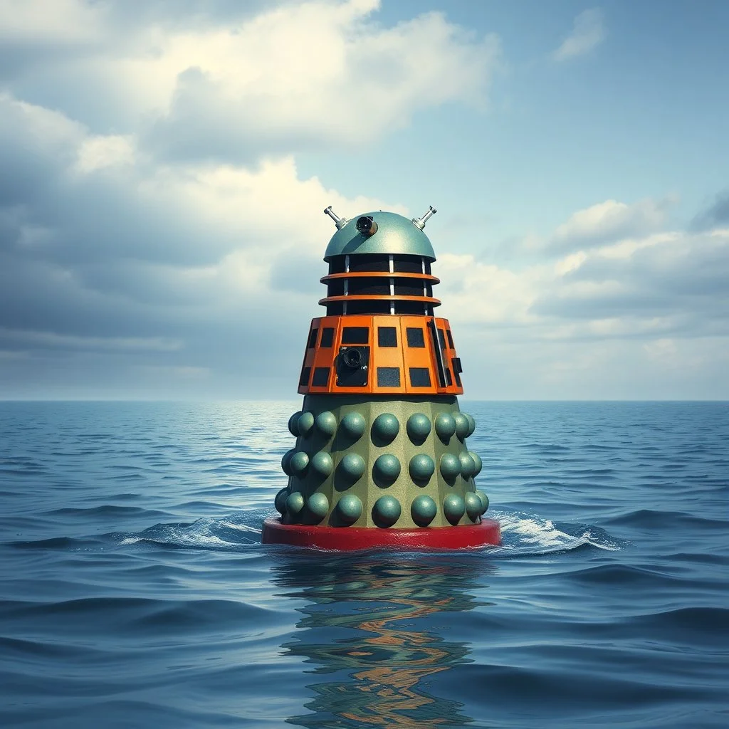 a Dalek sea buoy