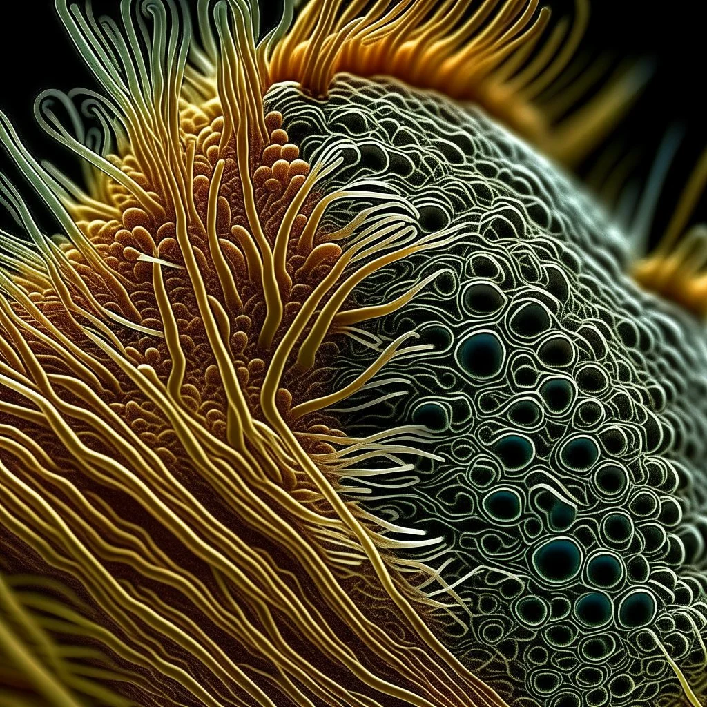 A stunning microscopic photography of natural textures.