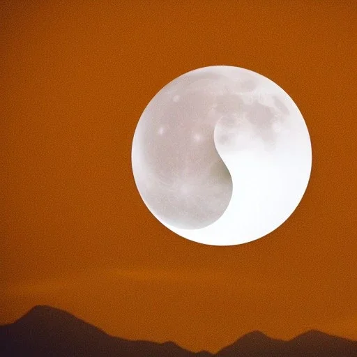 Yin, Yang, Chinese landscape, night, Moon, Sun, day, light, activity