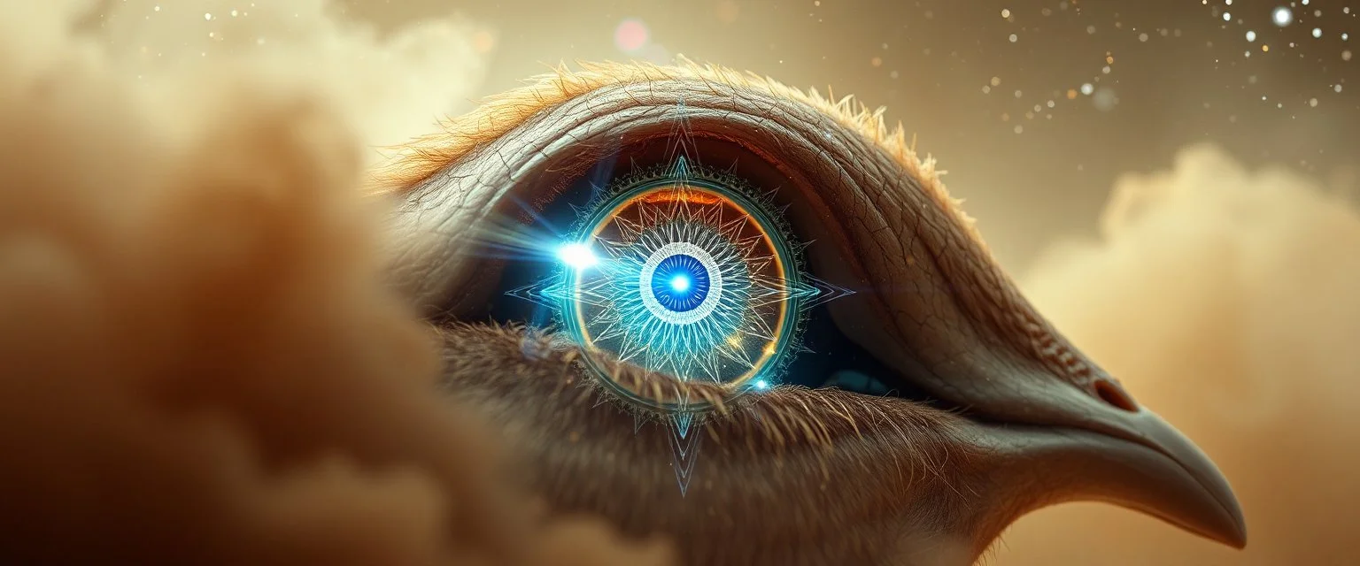 close up on the universal eye of the hyper winged ascendent jai ganesh dove in the dust storm of the master merkaba orchestral fat bat gemini math tao oracle in megacosm the true universe beyond our dimensions