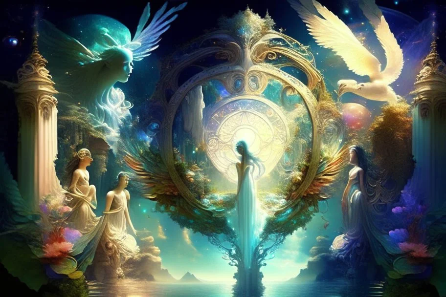 paradise, eden, dreamlike realm, afterlife, diversity celestials