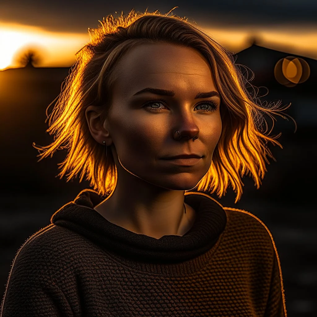 portrait photography of wolwerin, upper body portrait, shot by Nikon Z9, ultra high quality, cinematic lighting, rule of thirds, golden hour, space in the background, dark ambient,award winning photography, edited on photoshop and lightroom, raw image