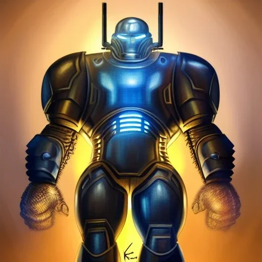 ultra detailed fullbody portrait of Iron Monger ,wearing Armor, extremely detailed digital painting, extremely detailed face,crystal clear eyes, in the style of Ken Kelley robert e howard and pablo oliveira and Keith Parkinson , mystical colors, perfectly centered image, perfect composition, rim light, beautiful lighting,8k, stunning scene, raytracing