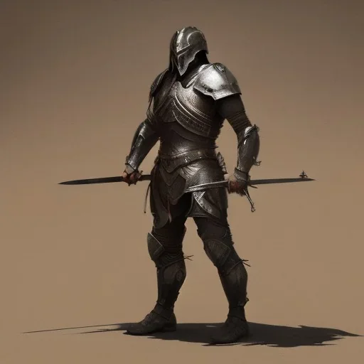 franz frazetta style, sword, steel, leather armor