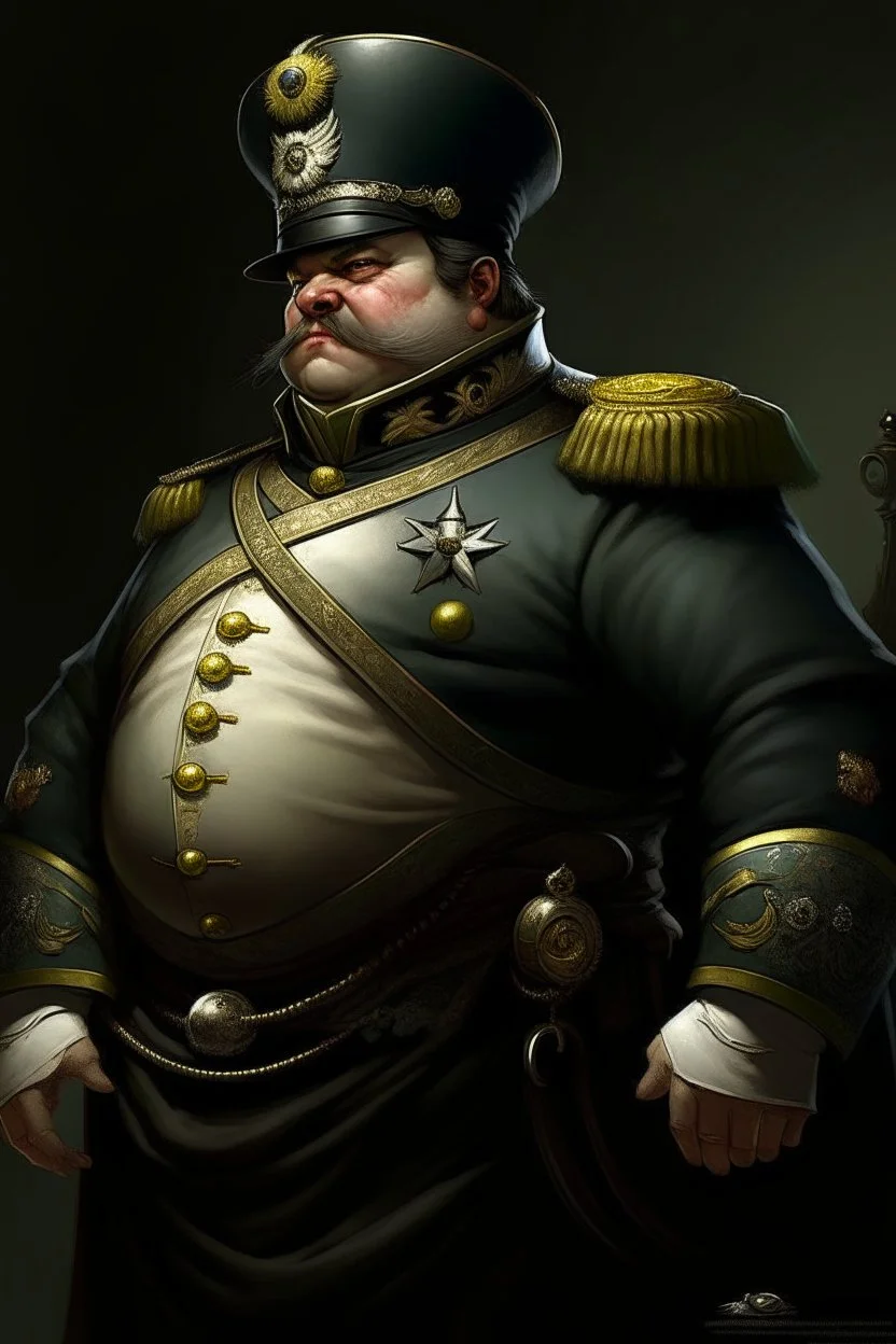 fat military general fantasy victorian