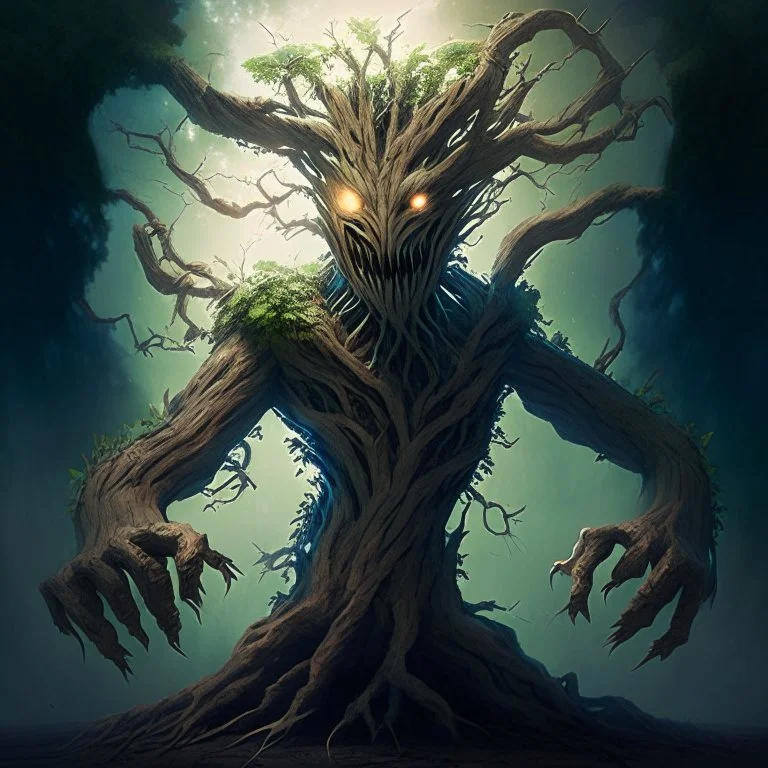 A tree creature with infinite power