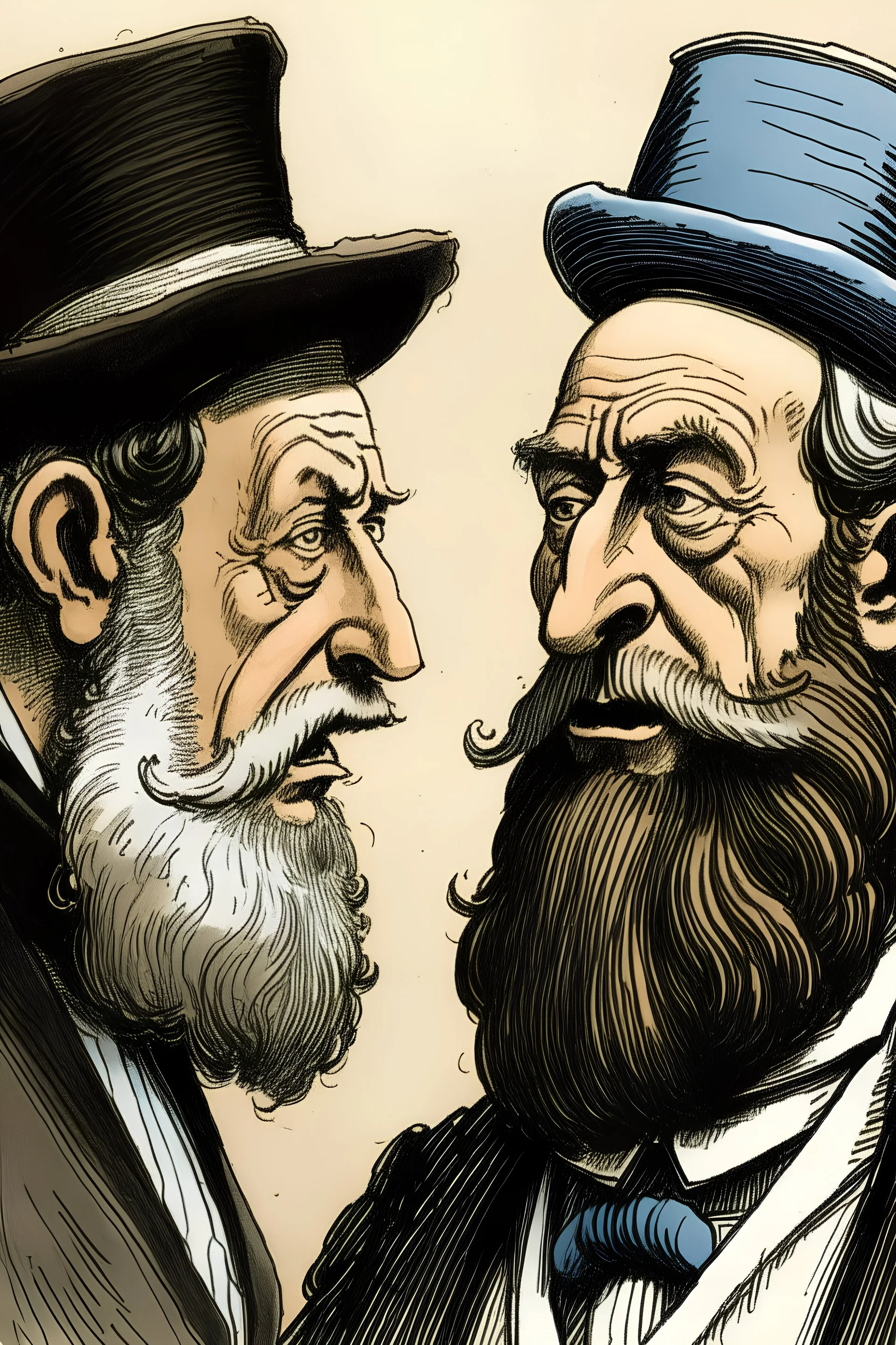 a Jew and an antisemite argue