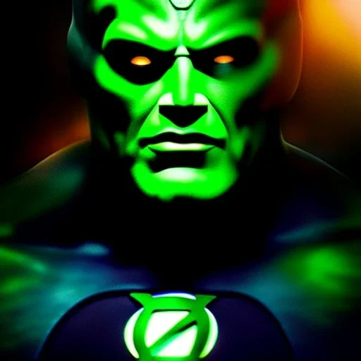 Ultra detailed fullbody Portrait in oil on canvas of Darkseid merges with greenlantern ,intense stare,extremely detailed digital painting, extremely detailed face,crystal clear Big eyes, mystical colors ,perfectly centered image, perfect composition, rim light, beautiful lighting,masterpiece,8k, stunning scene, raytracing, anatomically correct, in the style of robert e howard and Ken Kelley and Ohrai Noriyoshi and Simon Bisley and tomzj1