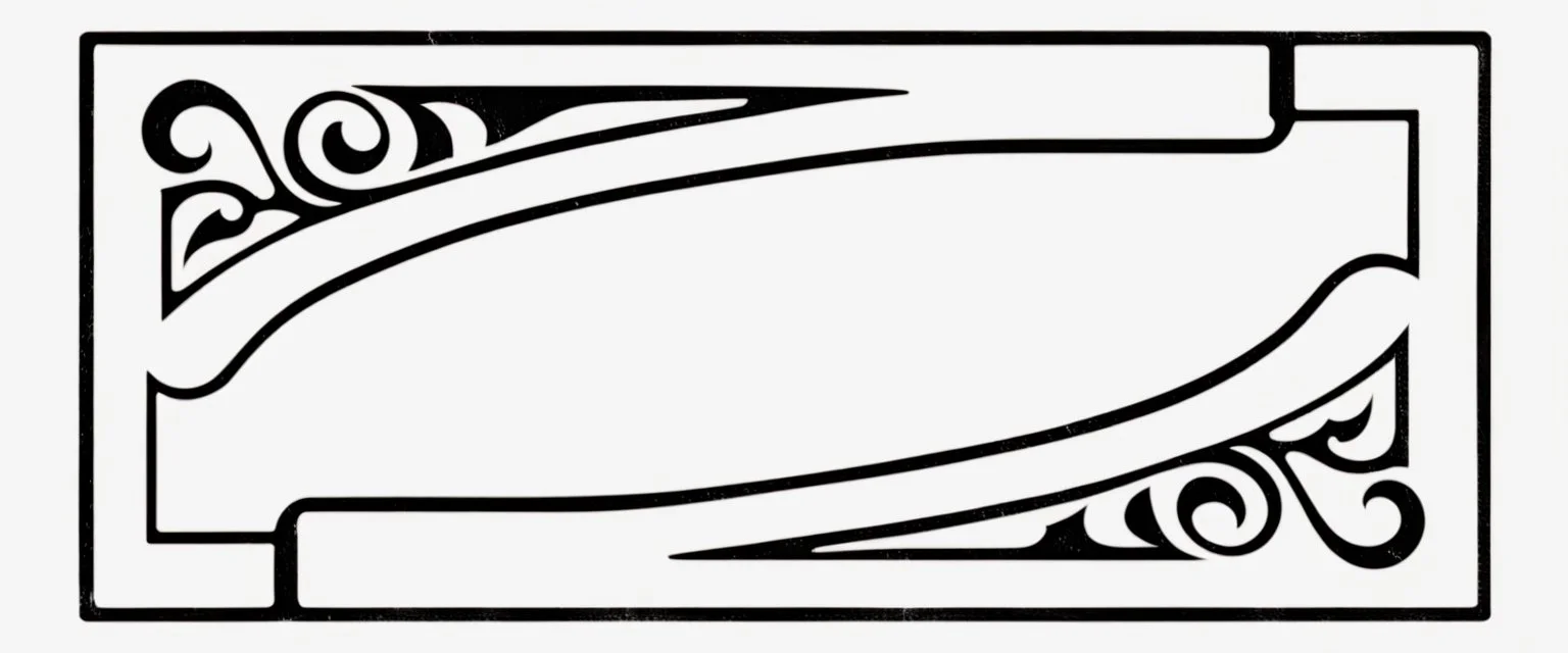 decorative corner elements(top left and bottom right) inspired by steam locomotive railroad and engraved stamps. antique printing