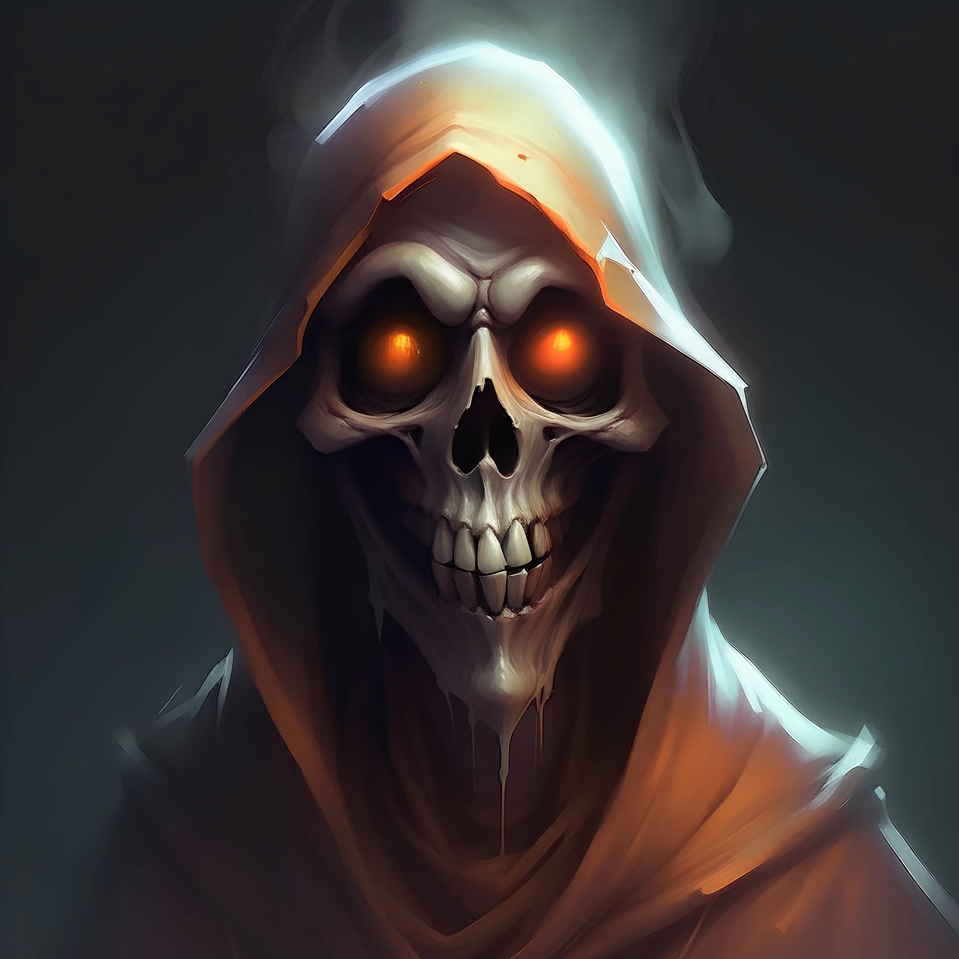 Some Sort of Goofy Spooky Specter Portrait