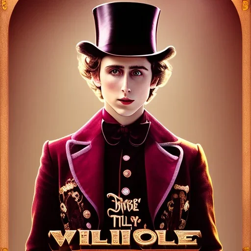 Timothée Chalamet willy wonka,sunglasses, top hat, mask