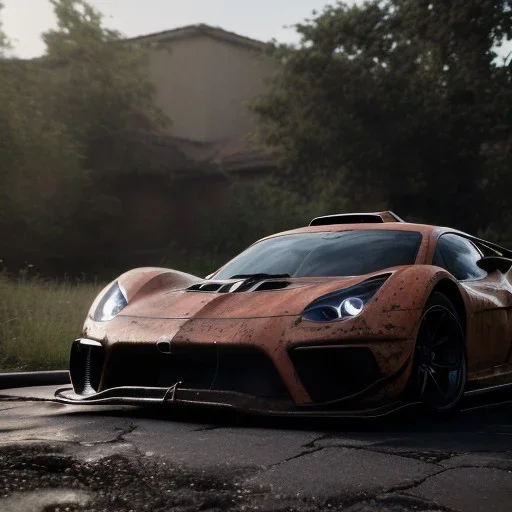 photo of a ultra realistic modified sport car, cinematic lighting, studio lighting, battered, trending on artstation, 4k, hyper realistic, focused, extreme details, unreal engine 5, cinematic, masterpiece