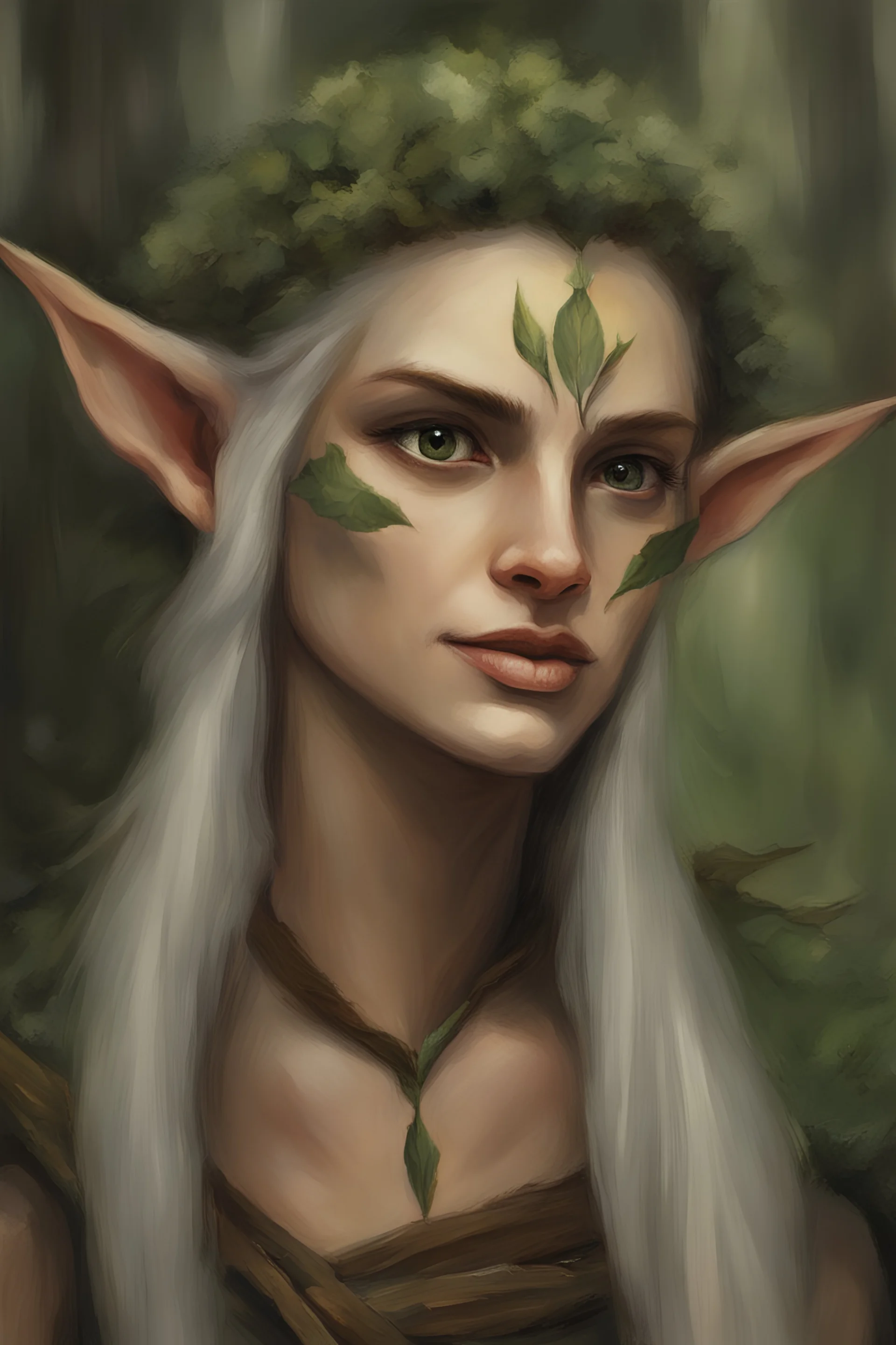 painting of a wood elf