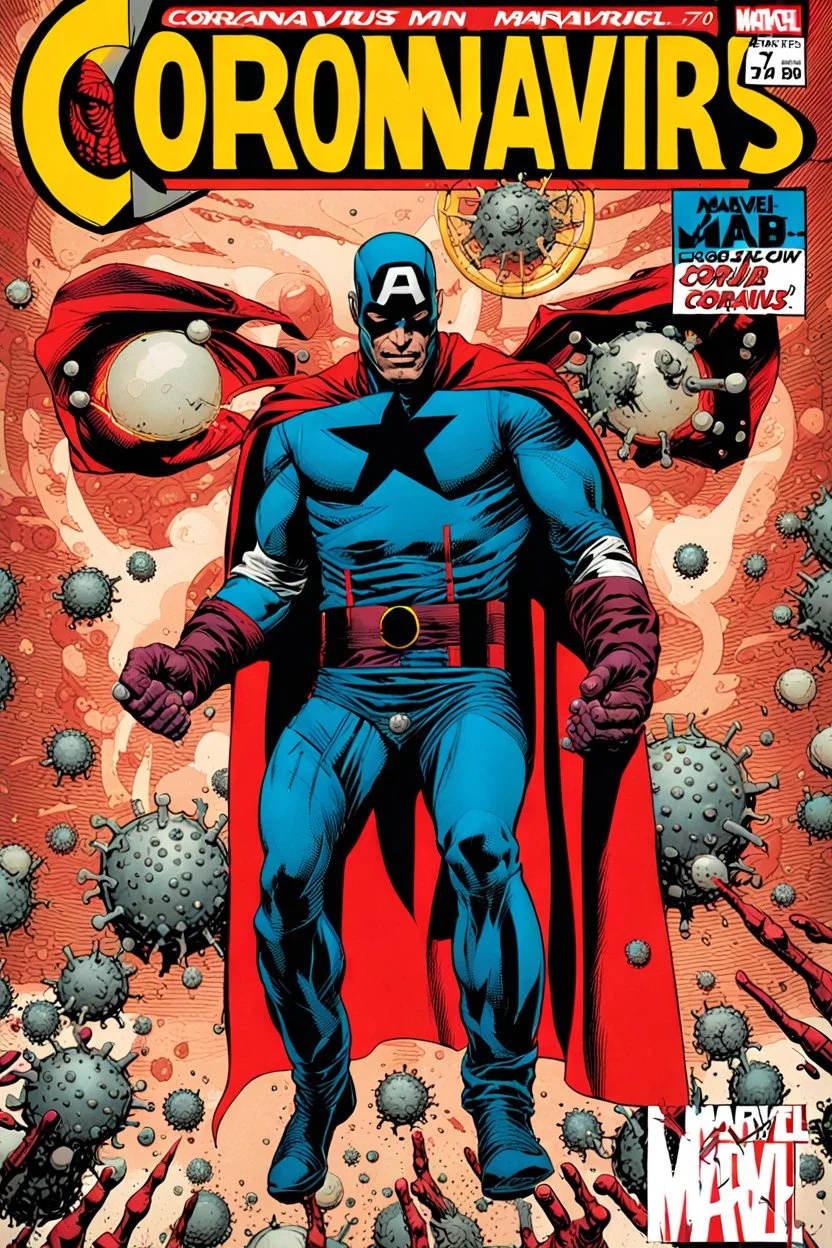 Coronavirus-man, Marvel, issue 70: Coranavirus man vs. Jab-man 💉